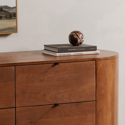 Theo 6 Drawer Dresser Brown