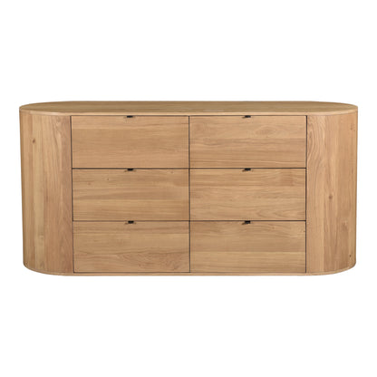 Theo 6 Drawer Dresser | Natural