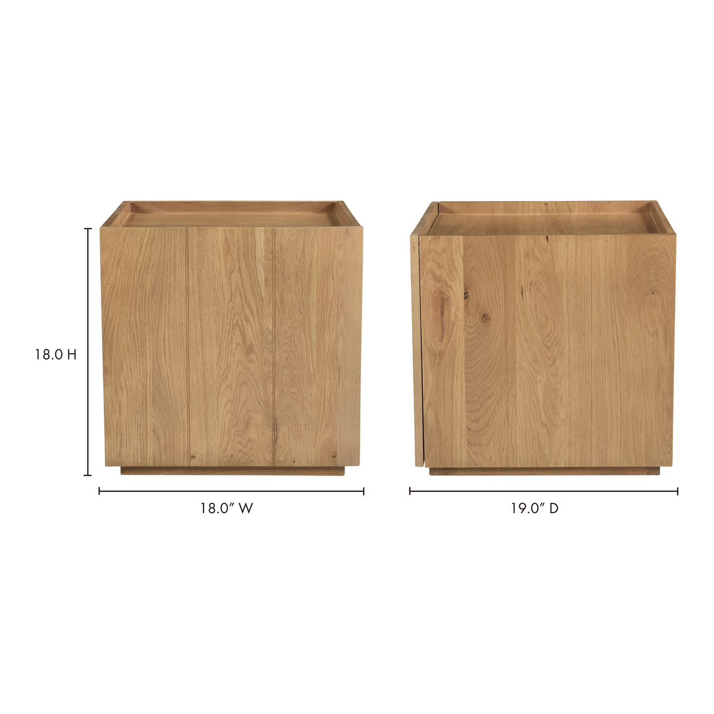 Plank Nightstand by Moe's Home