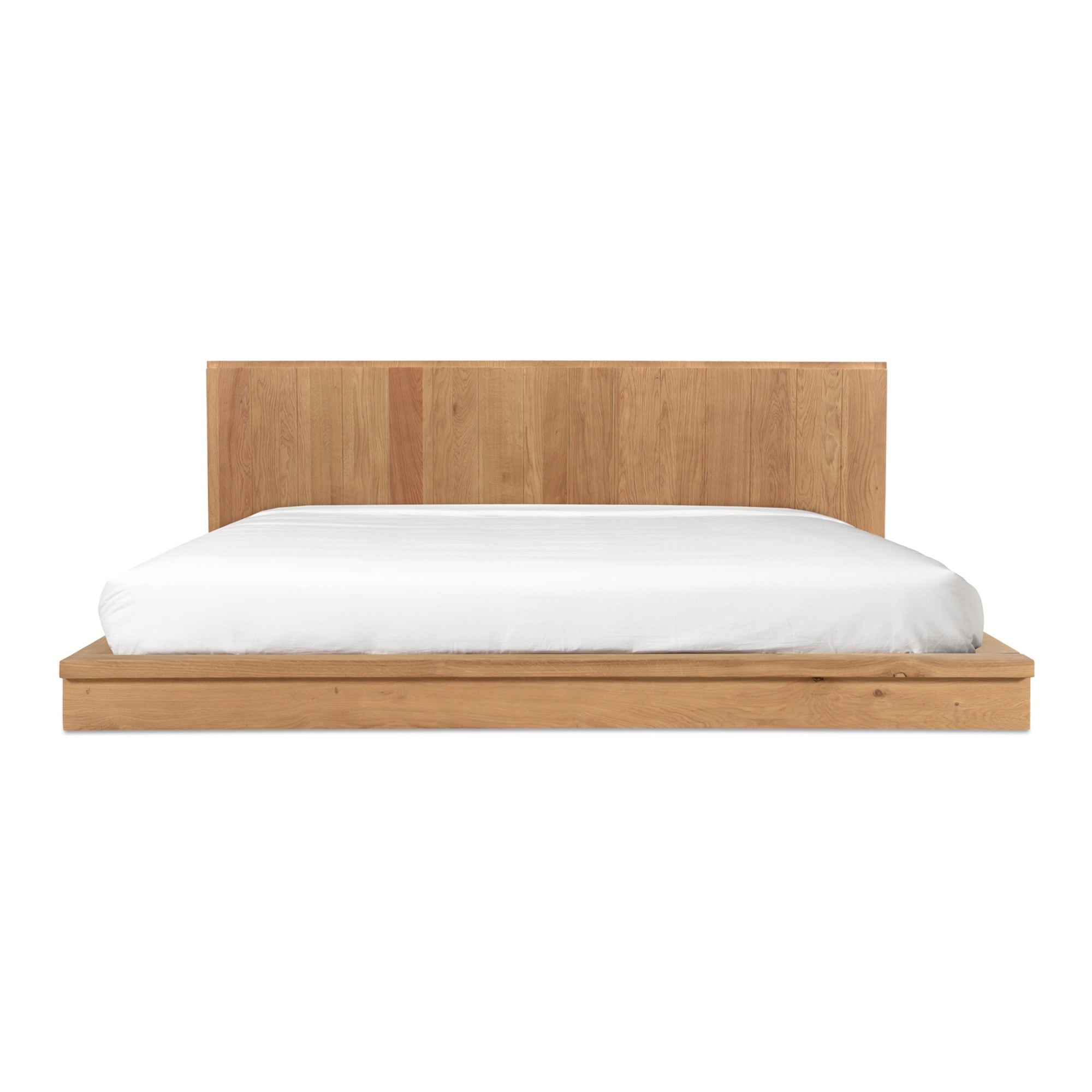 Plank King Bed | Natural