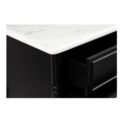 Eleanor 5 Drawer Chest Black by Moe's Home