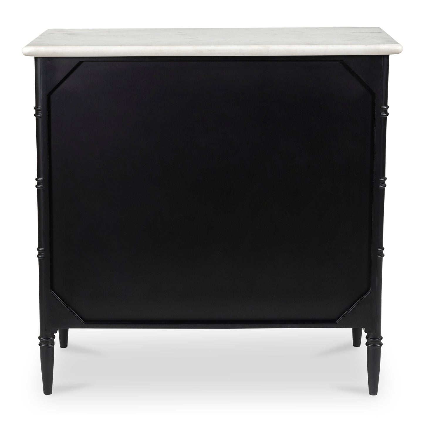 Eleanor 5 Drawer Chest Black by Moe's Home
