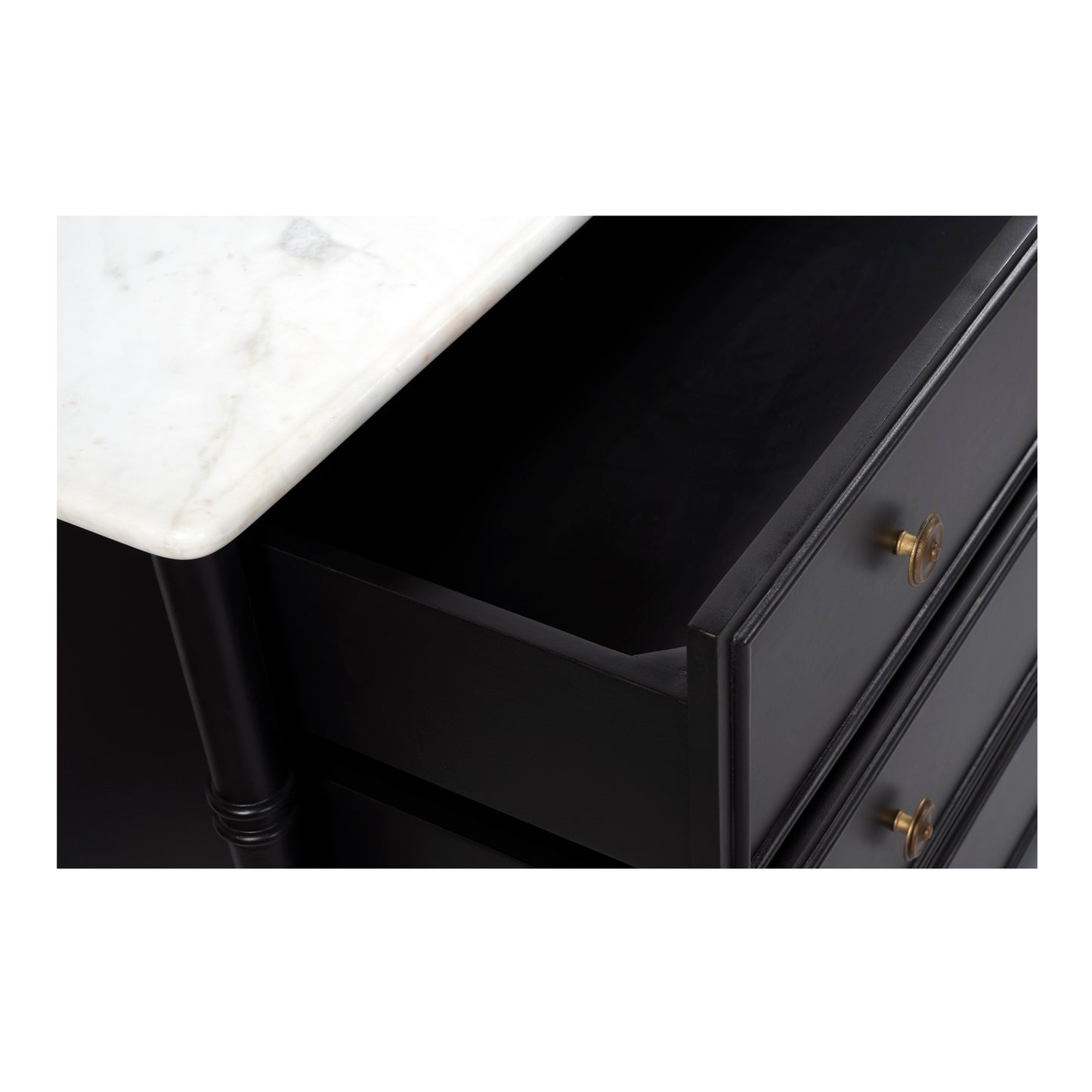 Eleanor 6 Drawer Dresser Black by Moe's Home