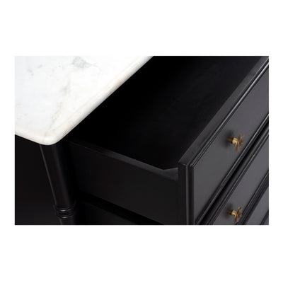 Eleanor 6 Drawer Dresser Black by Moe's Home