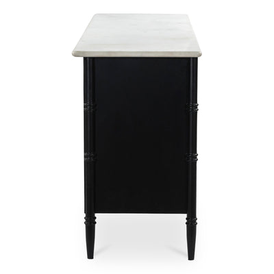 Eleanor 6 Drawer Dresser Black by Moe's Home