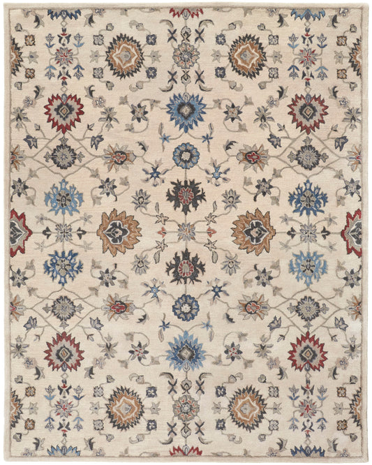Rylan 8641F Ivory Rug by Feizy