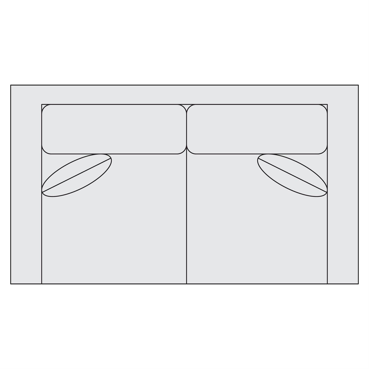 Signature Seating Fabric Loveseat (S05) by Bernhardt