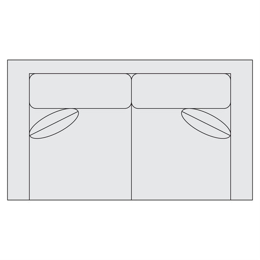 Signature Seating Fabric Loveseat (S05) by Bernhardt