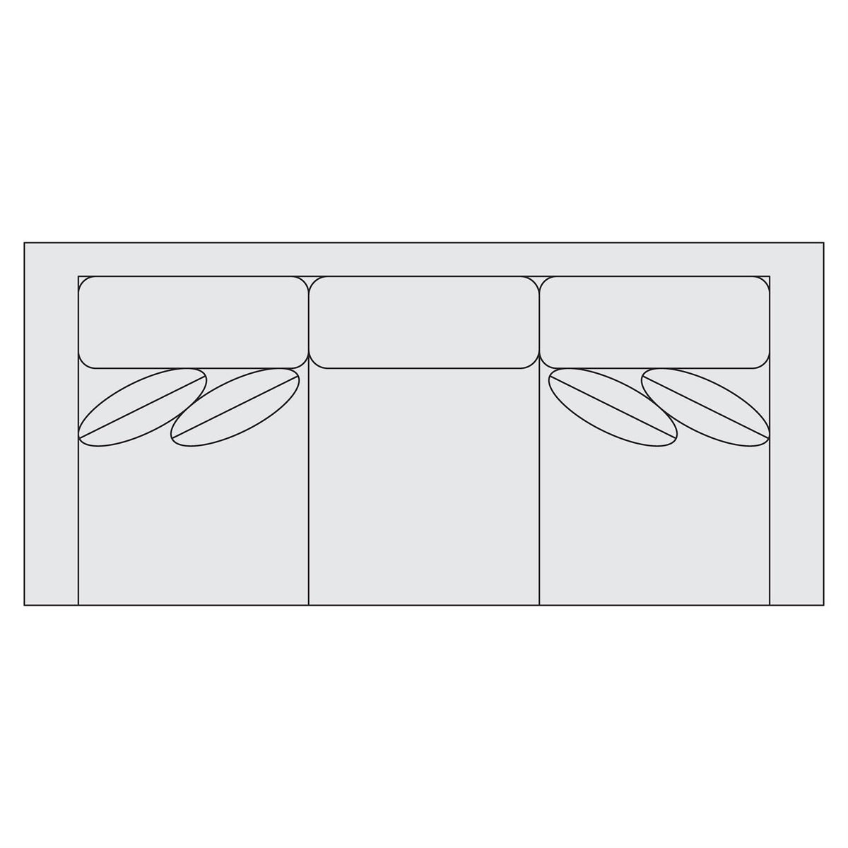 Signature Seating Fabric Sofa (S06) by Bernhardt
