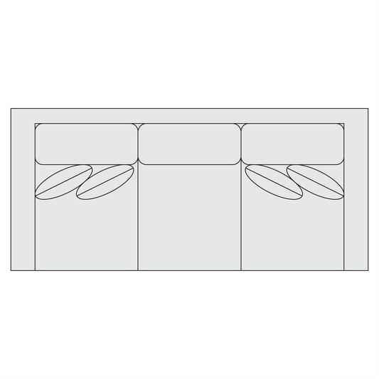 Signature Seating Fabric Sofa (S06) by Bernhardt