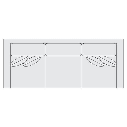 Signature Seating Fabric Sofa (S07) by Bernhardt