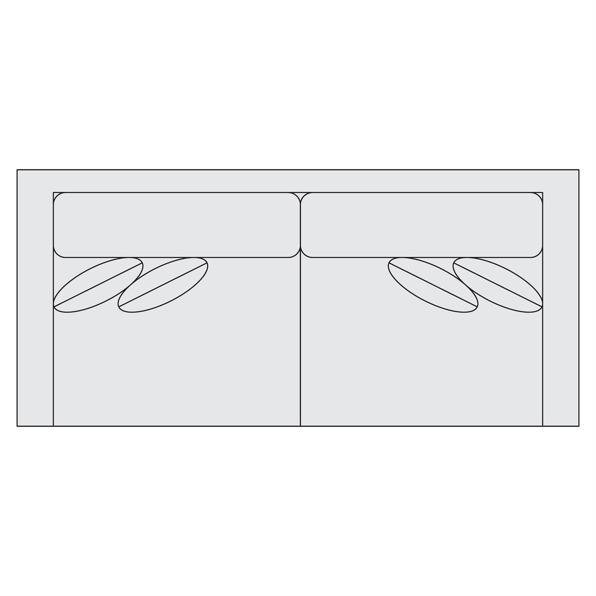 Signature Seating Fabric Sofa (S16) by Bernhardt