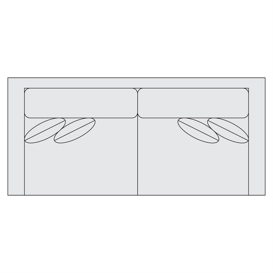 Signature Seating Fabric Sofa (S16) by Bernhardt