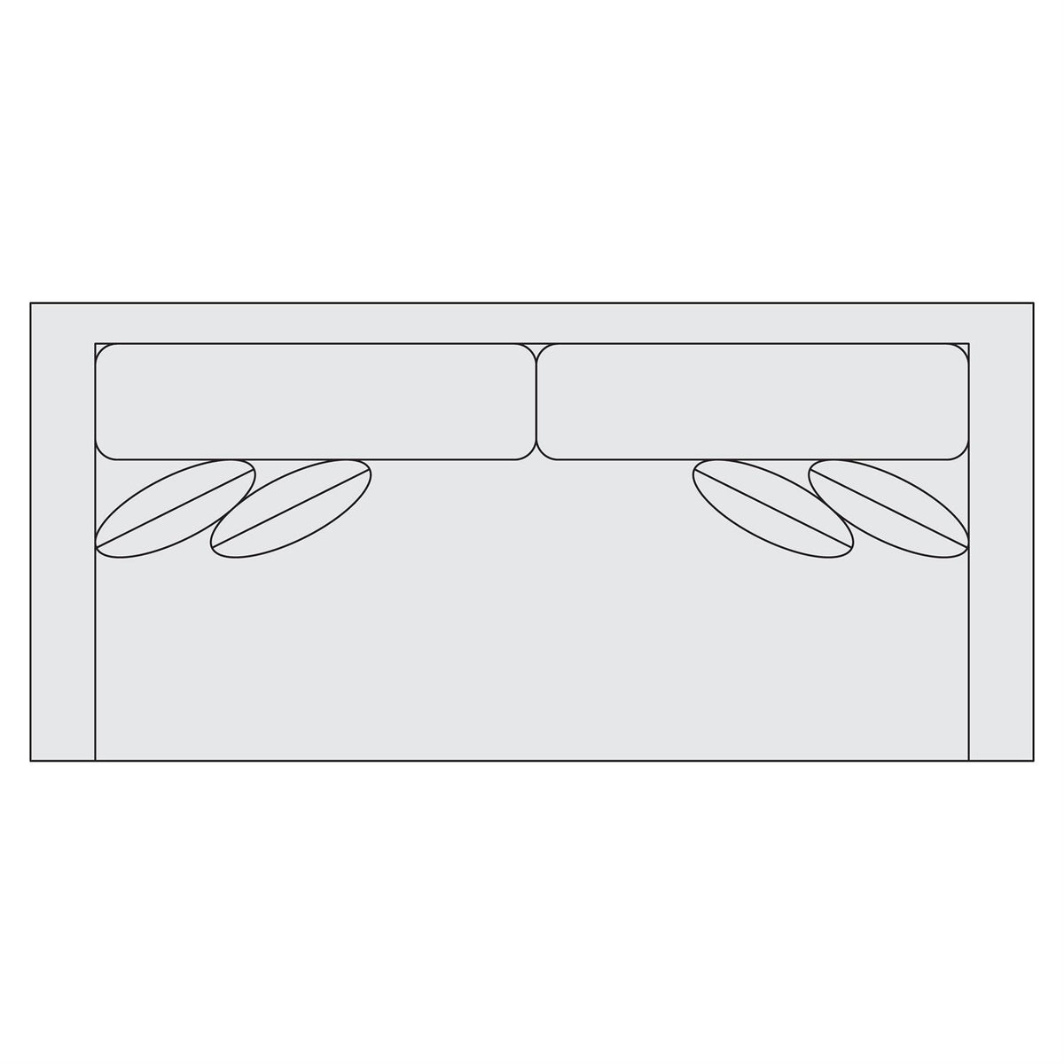 Signature Seating Fabric Sofa (S26) by Bernhardt