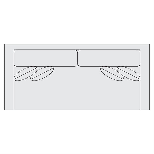 Signature Seating Fabric Sofa (S26) by Bernhardt