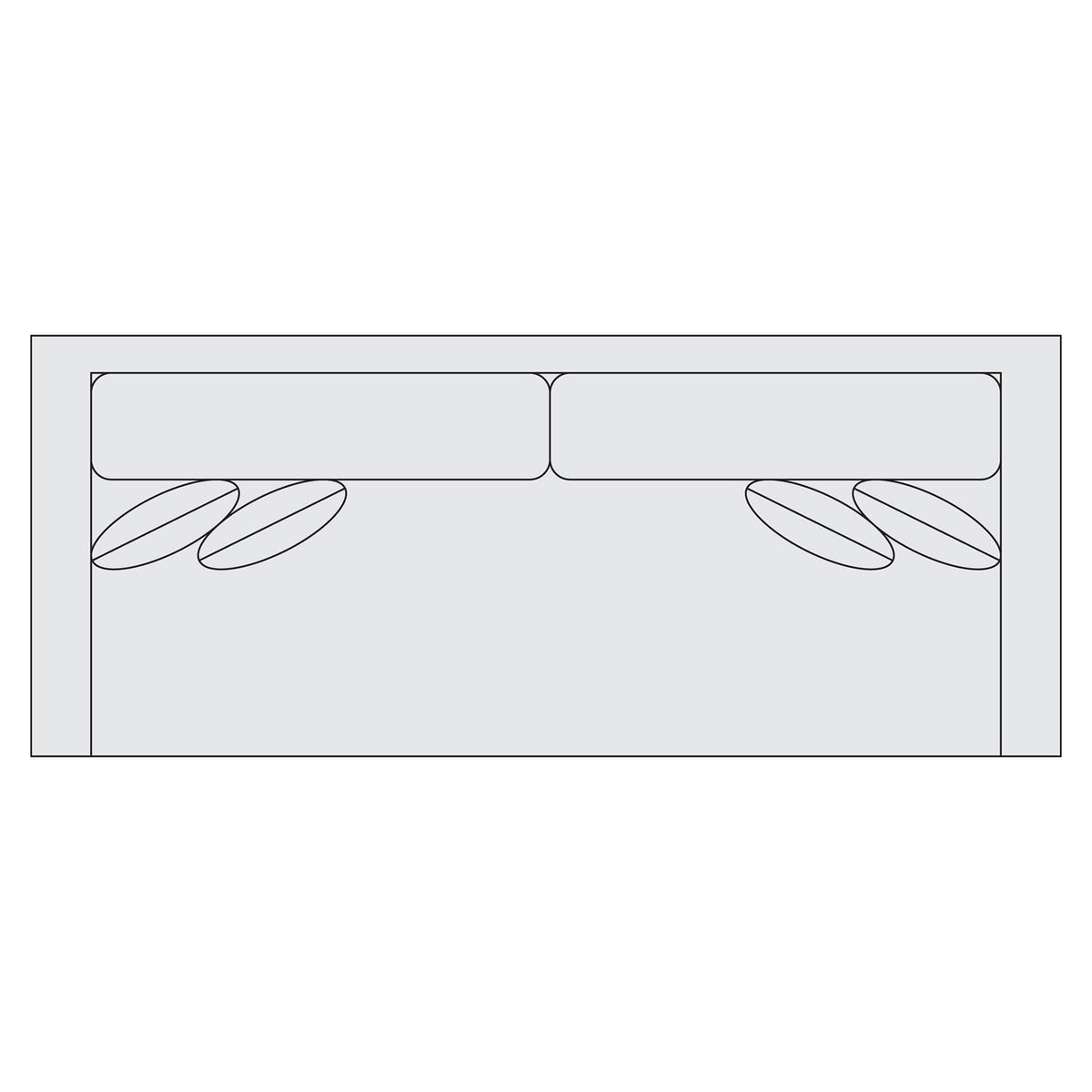 Signature Seating Fabric Sofa (S27) by Bernhardt