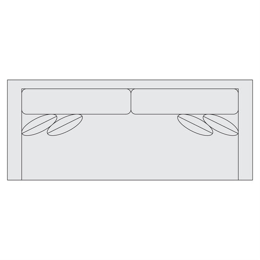 Signature Seating Fabric Sofa (S27) by Bernhardt