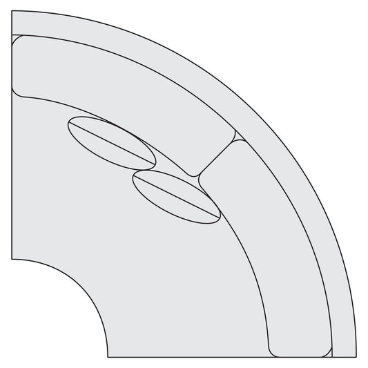 Signature Seating Fabric Wedge (S60) by Bernhardt