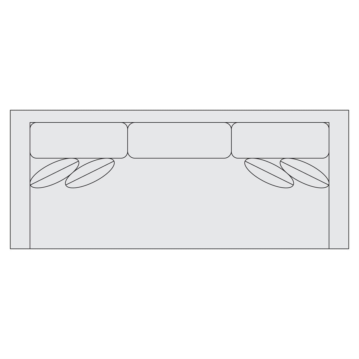 Signature Seating Fabric Sofa (S67) by Bernhardt