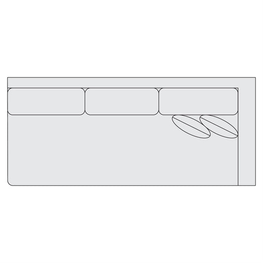 Signature Seating Fabric Right Arm Sofa (S81) by Bernhardt