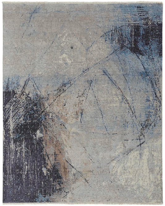 Conley C6006 Blue/Gray Rug by Feizy
