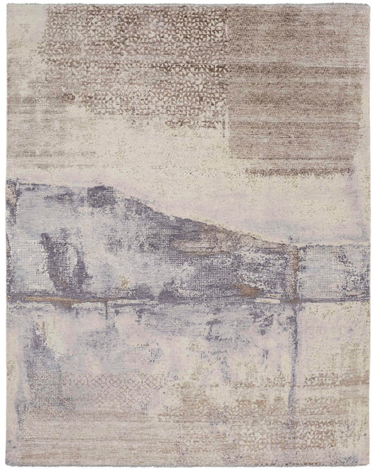 Edin C6012 Silver/Beige Rug by Feizy