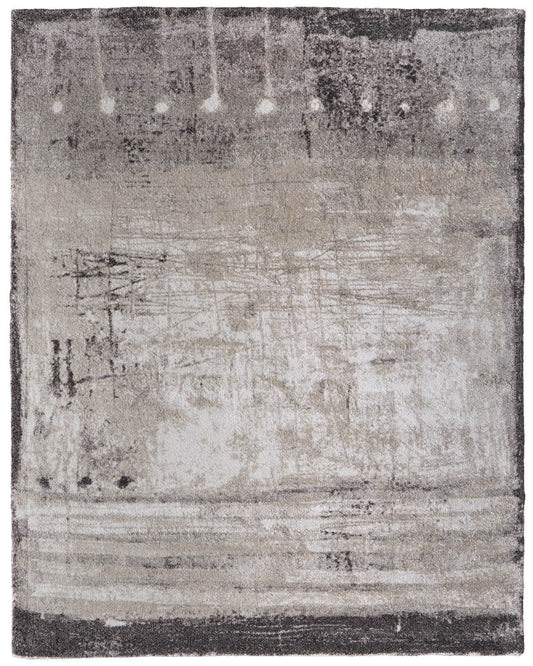 Skyview 39QAF Ivory/Gray Rug by Feizy