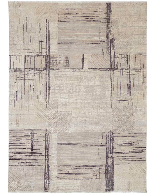 Lombardy C6019 Gray/Ivory Rug by Feizy