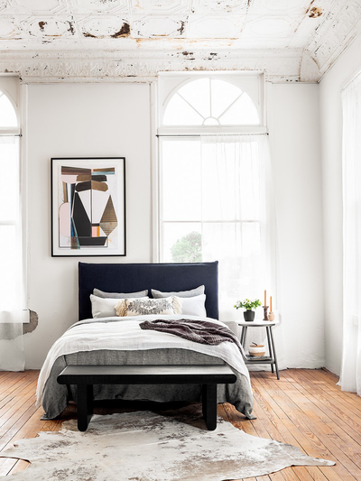 Harland Modern Cowhide Rug by Four Hands