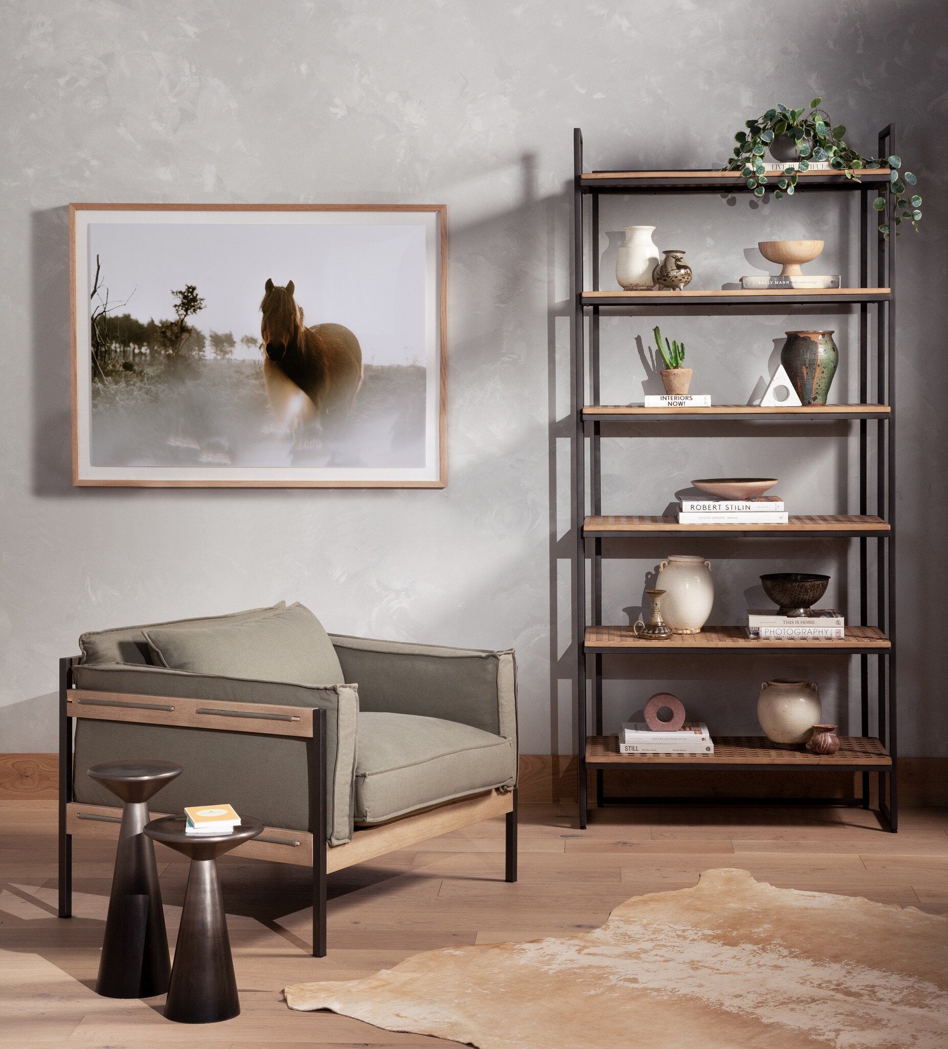 Harland Modern Cowhide Rug