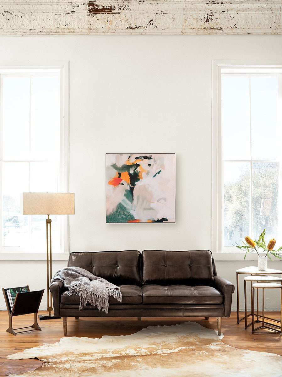 Harland Modern Cowhide Rug by Four Hands