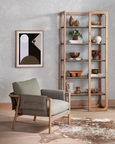 Harland Modern Cowhide Rug by Four Hands