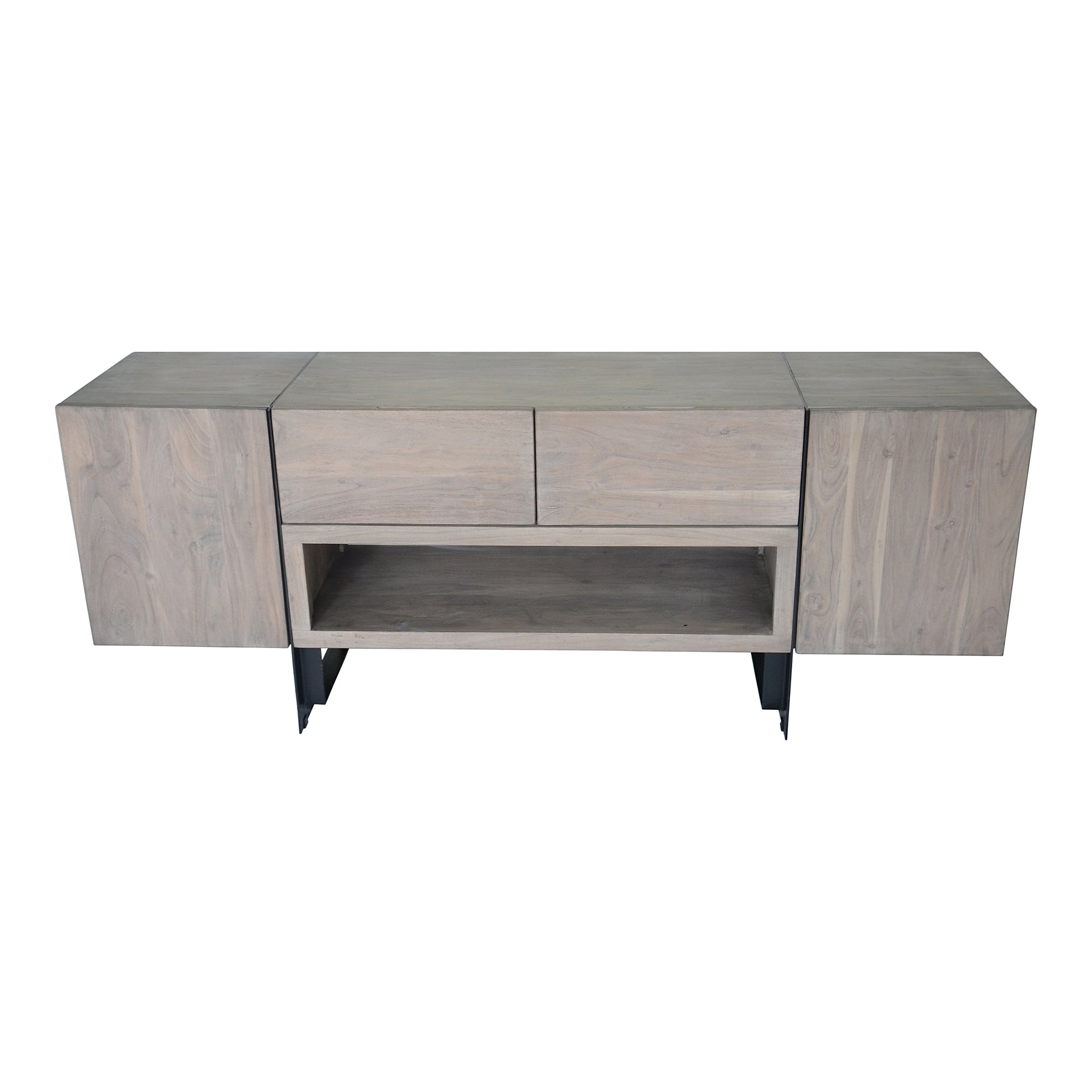 Tiburon Media Cabinet Blush Multi