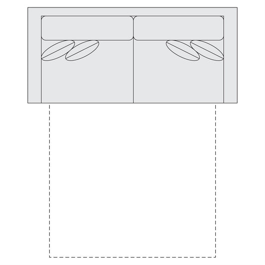 Signature Seating Fabric Sleeper Sofa Queen (SS3) by Bernhardt