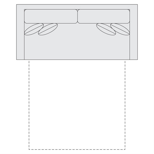 Signature Seating Fabric Sleeper Sofa Queen (SS4) by Bernhardt