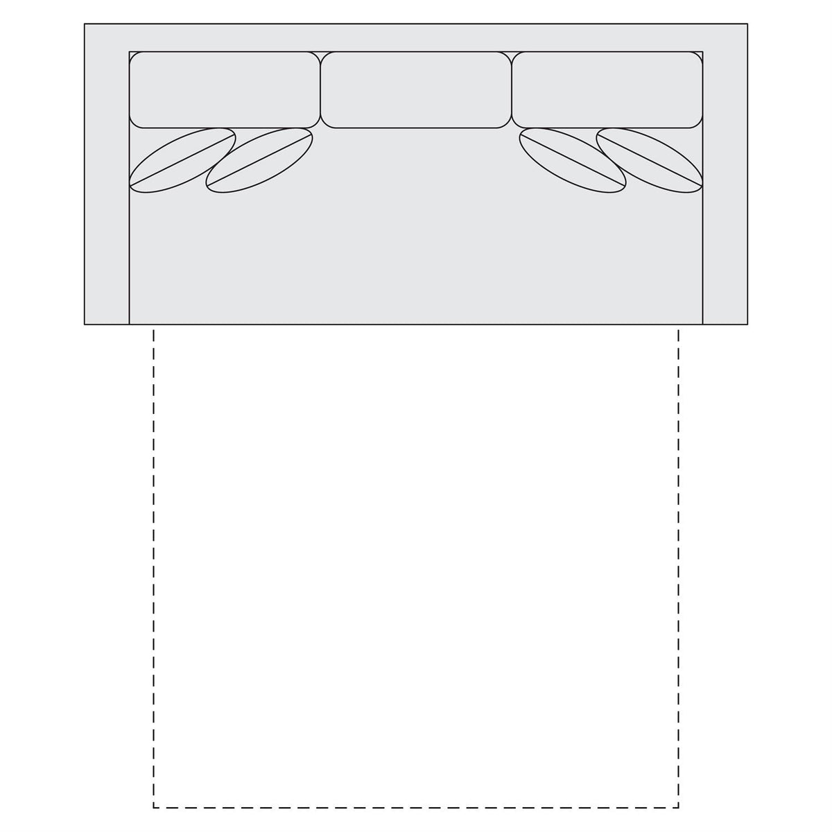Signature Seating Fabric Sleeper Sofa Queen (SS5) by Bernhardt