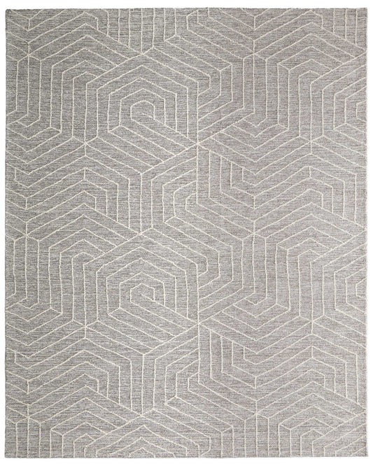 Emerson T8015 Gray/Ivory Rug by Feizy