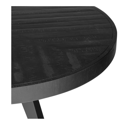Parq Round Dining Table Black by Moe's Home