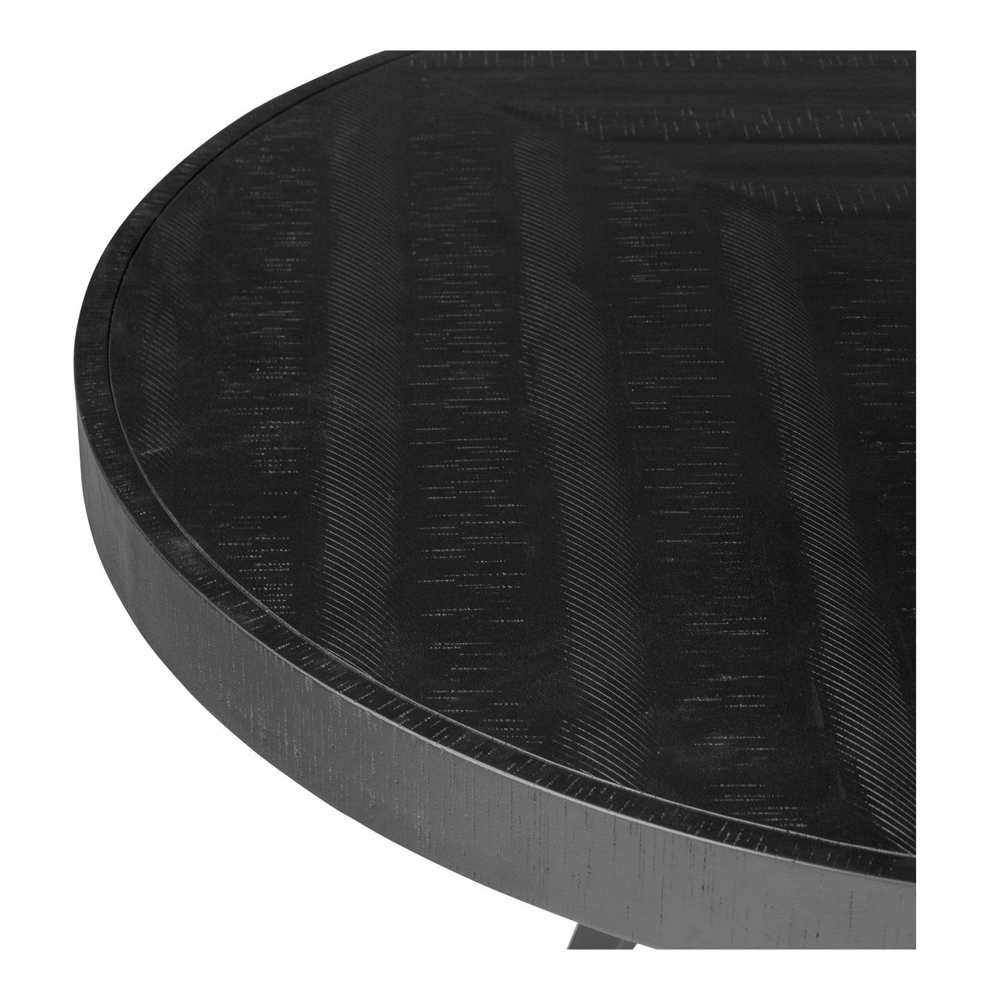 Parq Round Dining Table Black by Moe's Home