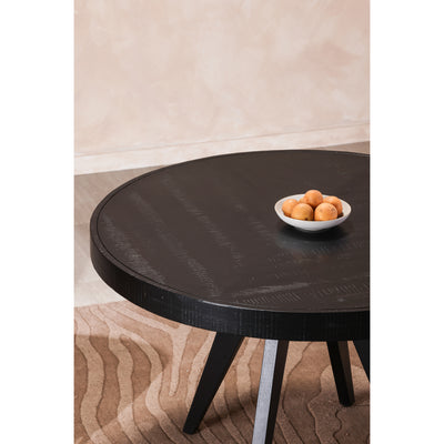 Parq Round Dining Table Black by Moe's Home