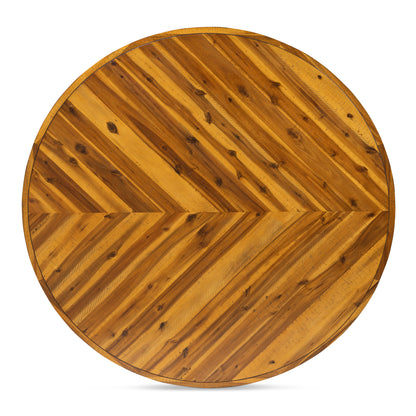 Parq Round Dining Table Amber