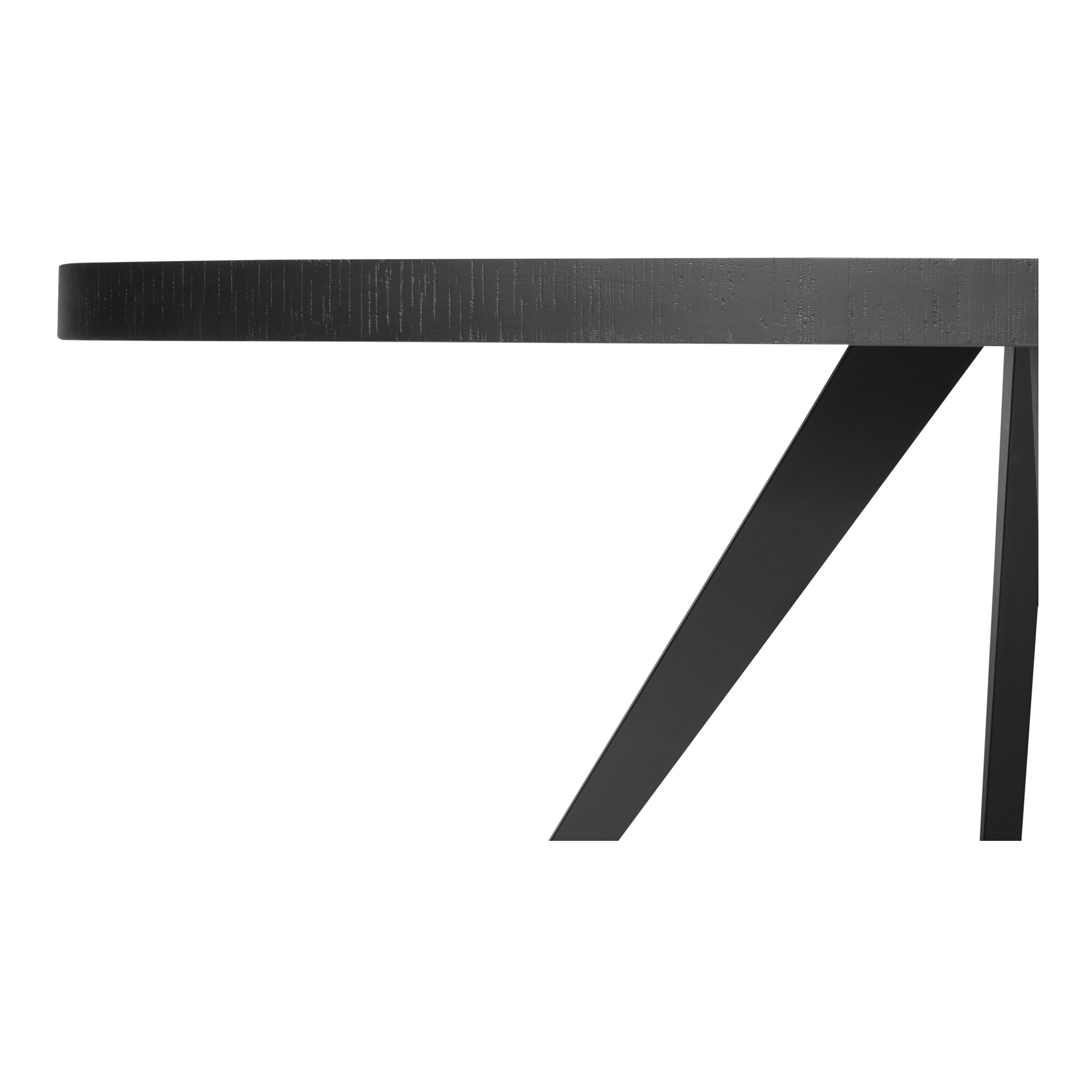 Parq Oval Dining Table Black