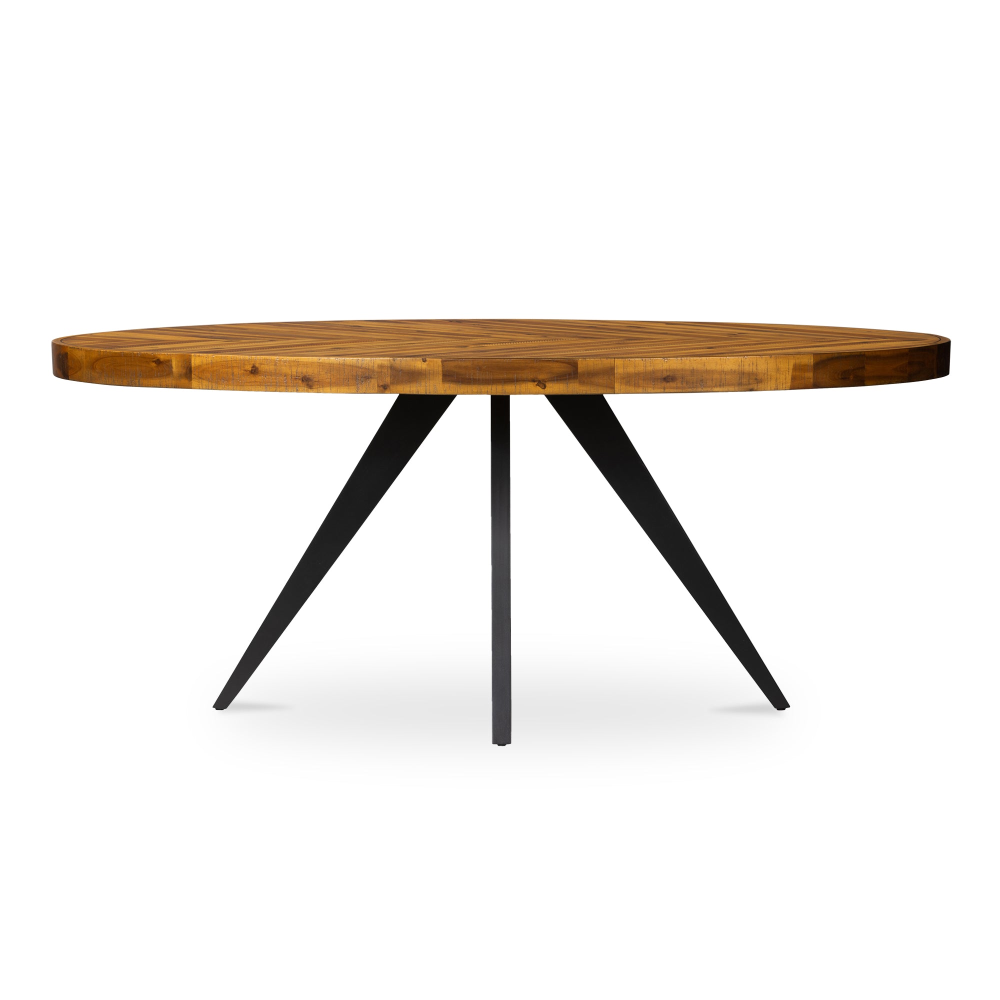 Parq Oval Dining Table Amber | Brown