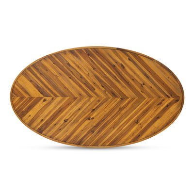 Parq Oval Dining Table Amber by Moe's Home