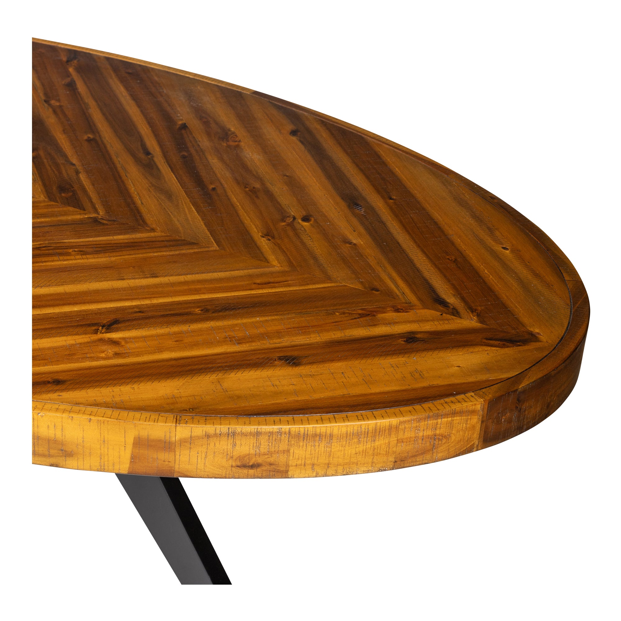 Parq Oval Dining Table Amber