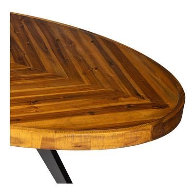 Parq Oval Dining Table Amber by Moe's Home
