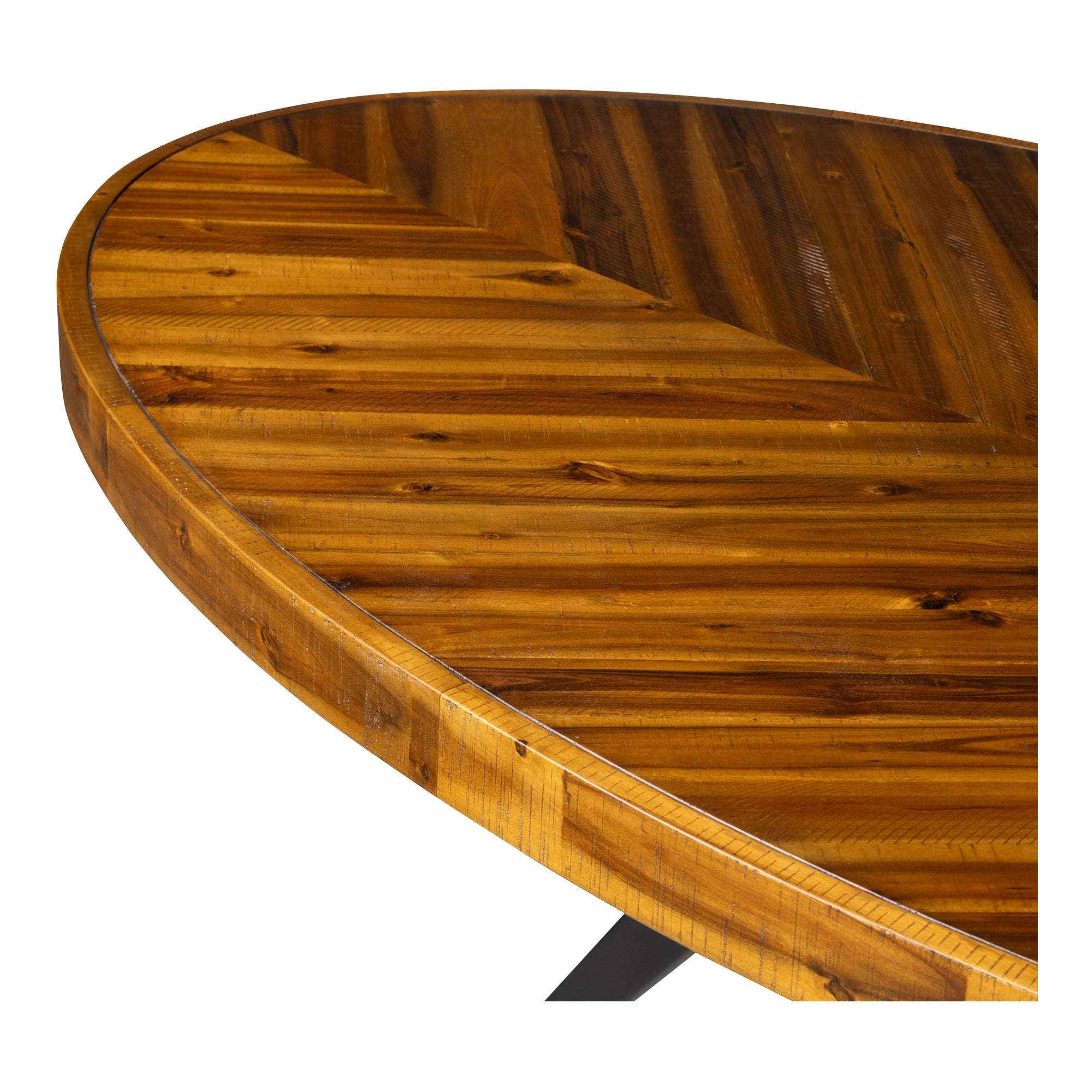 Parq Oval Dining Table Amber