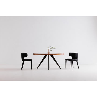 Parq Oval Dining Table Amber