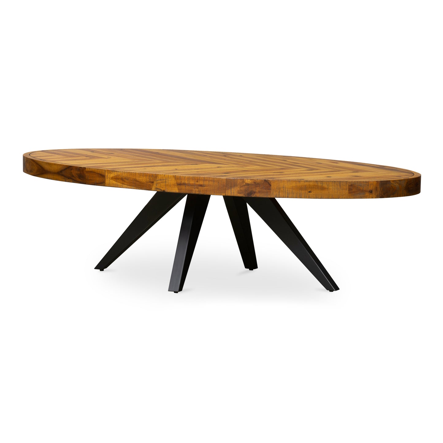 Parq Oval Coffee Table Amber by Moe's Home