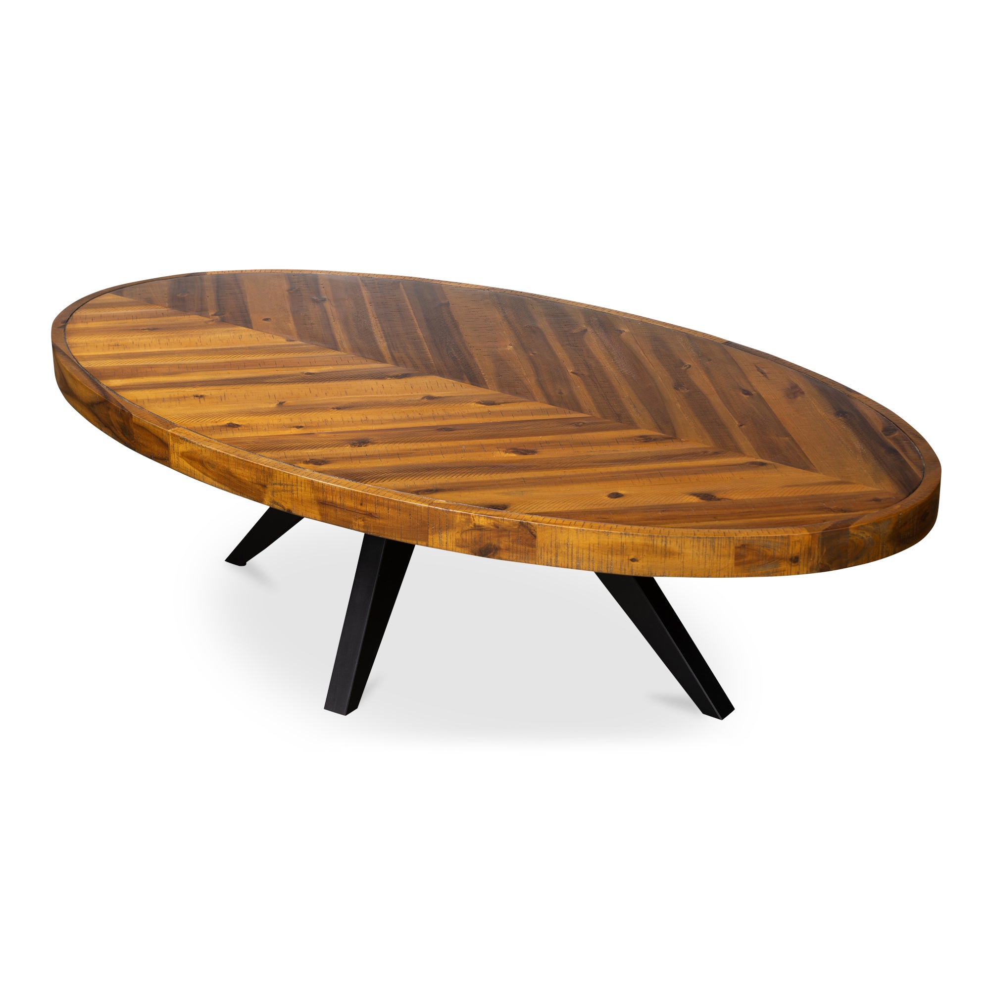 Parq Oval Coffee Table Amber